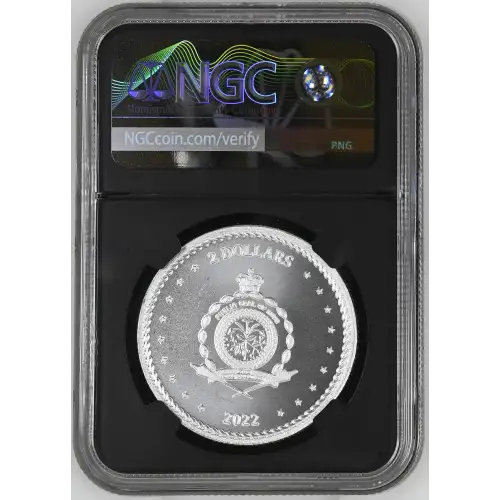 2022 - 1oz Veteran Silver Coin - Niue $2 - NGC GEM UNC. (S-14)